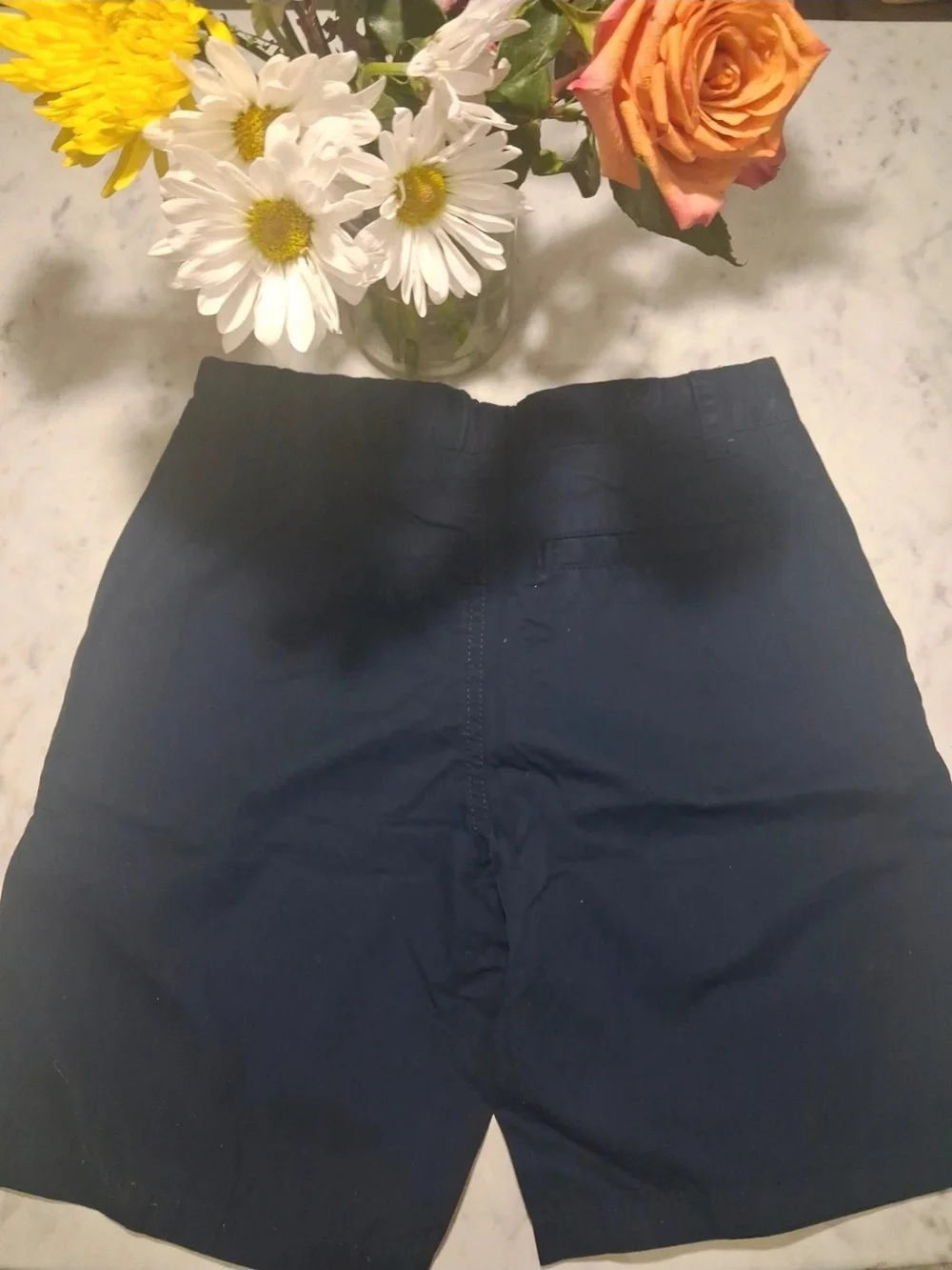 Cat & Jack Navy Flat-Front Kids Shorts